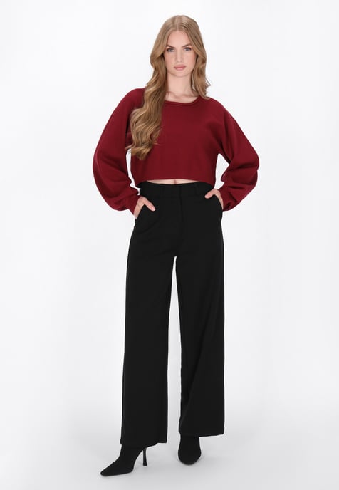 Dreimaster Pullover Frauen Burgund - Image 2