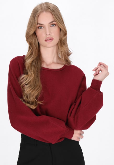 Dreimaster Pullover Frauen Burgund - Image 3