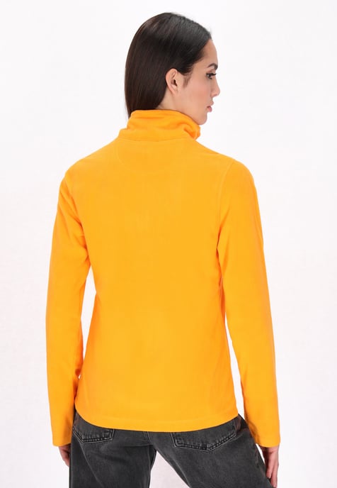 Mymo Fleecepullover Damen höllisch orange - Image 4