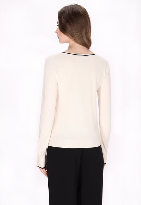 Dreimaster Pullover Frauen Creme - Image 4