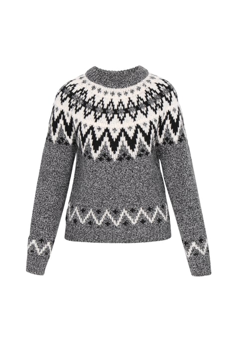 Dreimaster Pullover Frauen schwarz mehrfarbig - Image 1