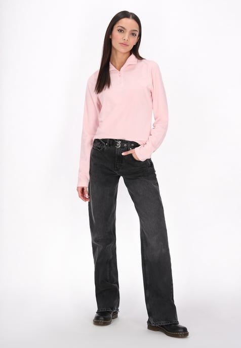 Mymo Fleecepullover Damen verdammt rosa - Image 2
