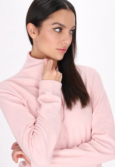 Mymo Fleecepullover Damen verdammt rosa - Image 5