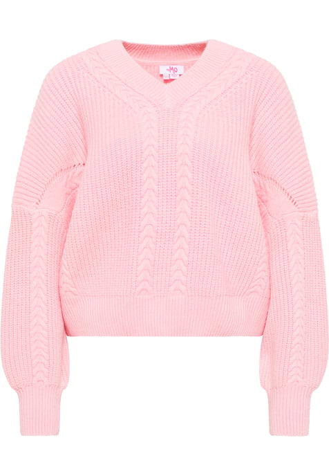 Mymo Strickpullover Damen hellrosa - Image 1
