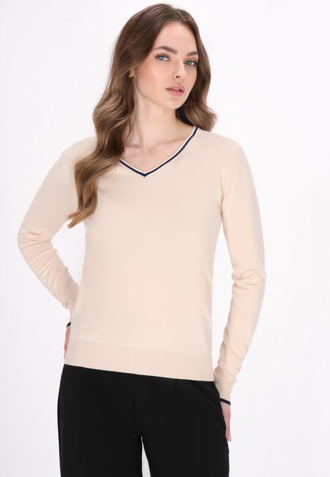 Dreimaster Pullover Frauen hellbeige - Image 3