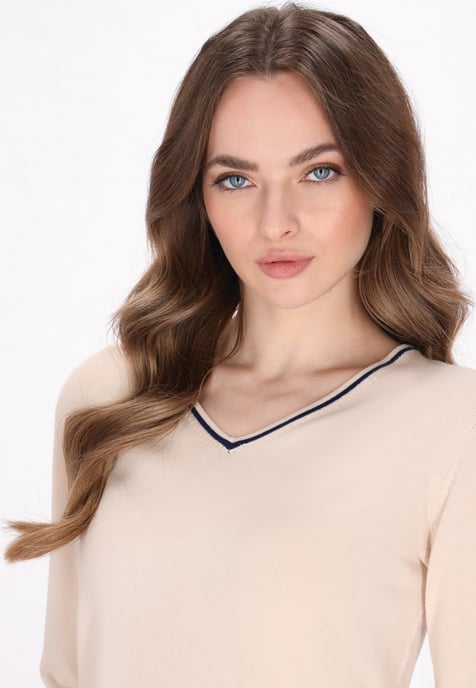 Dreimaster Pullover Frauen hellbeige - Image 5