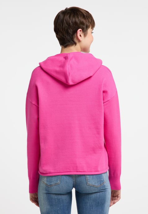 Mymo Strickpullover Damen Rosa - Image 4