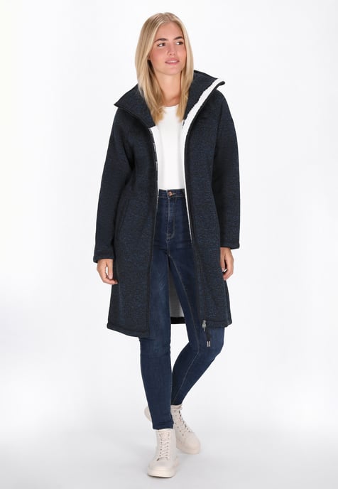 Schmuddelwedda Jacke Frauen marine meliert - Image 2