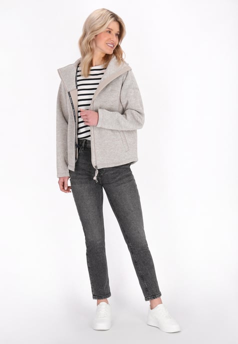 Schmuddelwedda Jacke Frauen Elfenbein meliert - Image 2