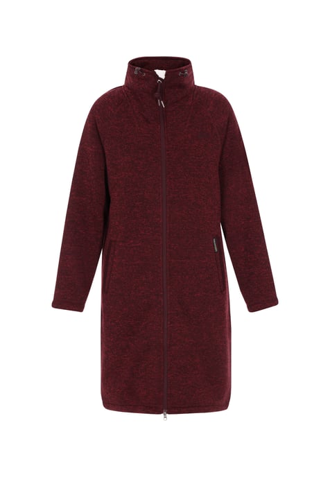 Schmuddelwedda Jacke Frauen Burgunder Melange - Image 1
