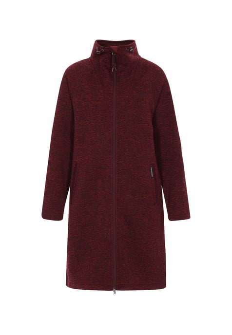 Schmuddelwedda Jacke Frauen Burgunder Melange - Image 1