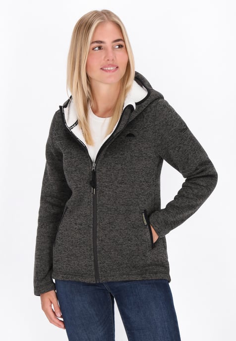 Schmuddelwedda Jacke Frauen dunkelgrau meliert - Image 3