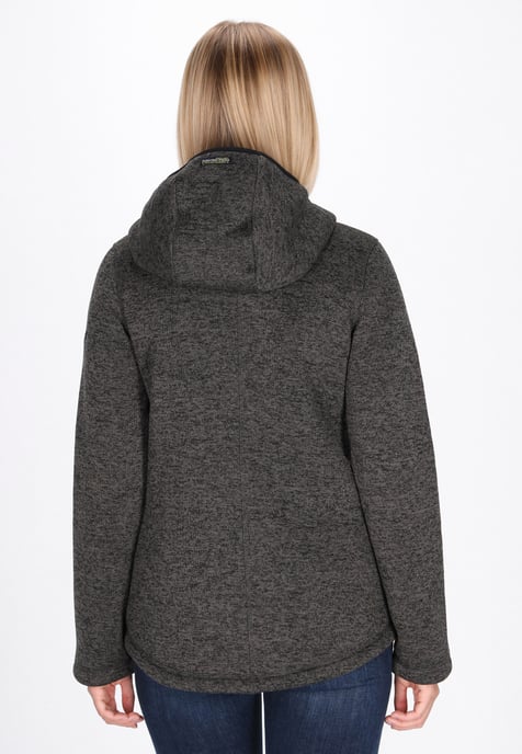 Schmuddelwedda Jacke Frauen dunkelgrau meliert - Image 4