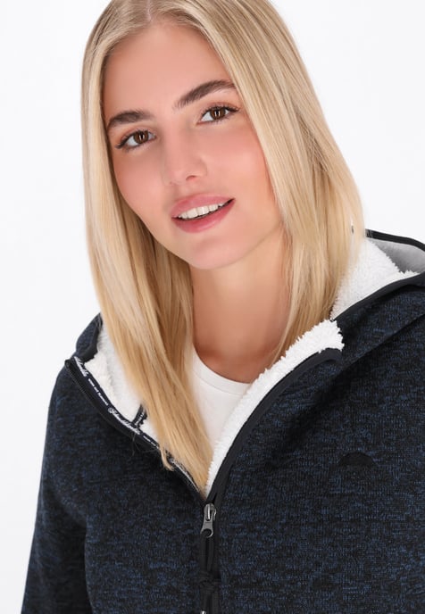 Schmuddelwedda Jacke Frauen marine meliert - Image 5