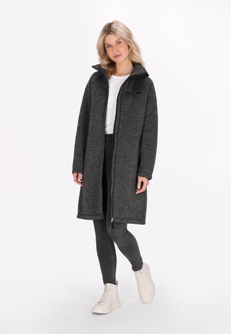 Schmuddelwedda Jacke Frauen dunkelgrau meliert - Image 2