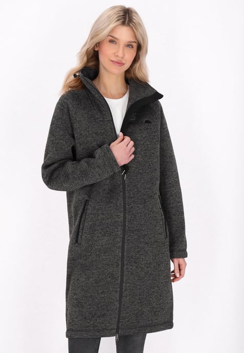 Schmuddelwedda Jacke Frauen dunkelgrau meliert - Image 3