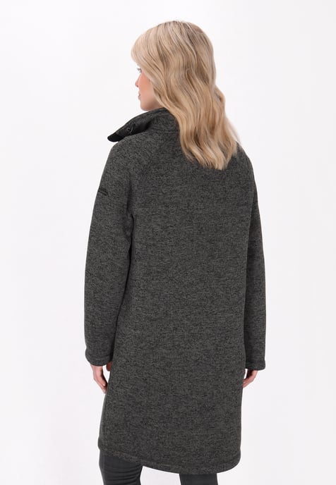 Schmuddelwedda Jacke Frauen dunkelgrau meliert - Image 4