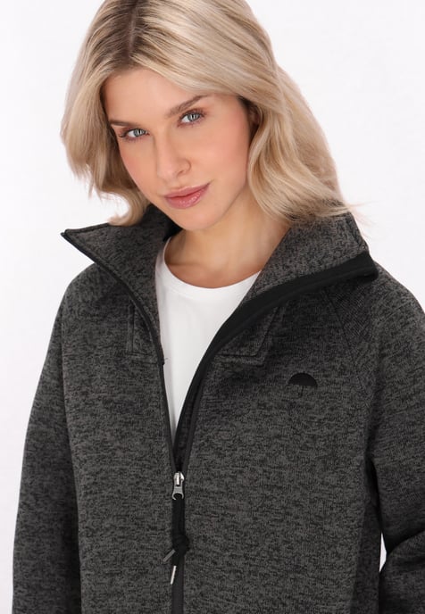 Schmuddelwedda Jacke Frauen dunkelgrau meliert - Image 5