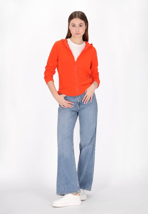 Mymo Fleecejacke Damen orange - Image 2