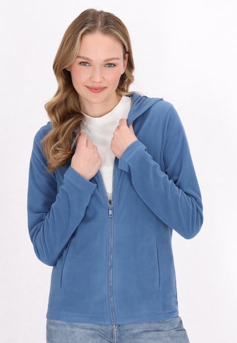 Mymo Fleecejacke Damen blau - Image 3