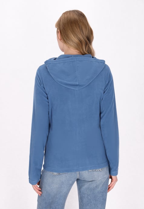 Mymo Fleecejacke Damen blau - Image 4