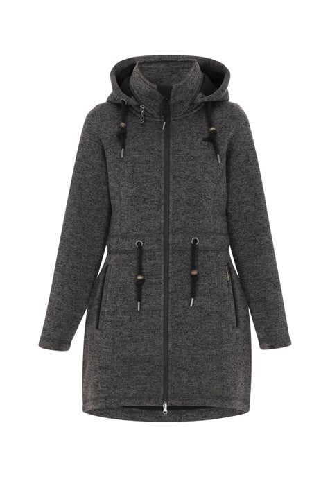 Schmuddelwedda Jacke Frauen dunkelgrau meliert - Image 1