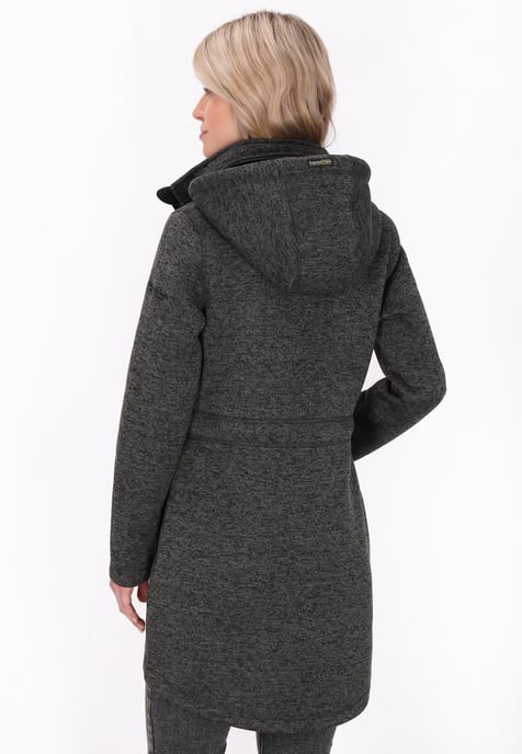 Schmuddelwedda Jacke Frauen dunkelgrau meliert - Image 4