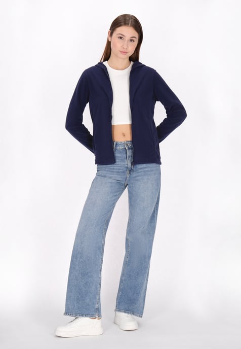 Mymo Fleecejacke Damen Marine - Image 2