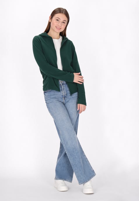 Mymo Fleecejacke Damen dunkelgrün - Image 2