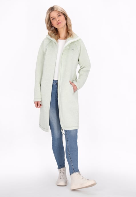 Schmuddelwedda Jacke Frauen Salbeigrün meliert - Image 2