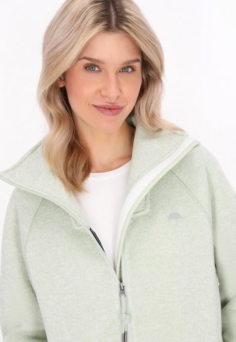 Schmuddelwedda Jacke Frauen Salbeigrün meliert - Image 5