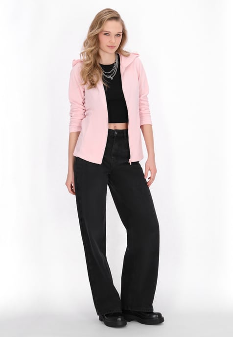 Mymo Fleecejacke Damen verdammt rosa - Image 2