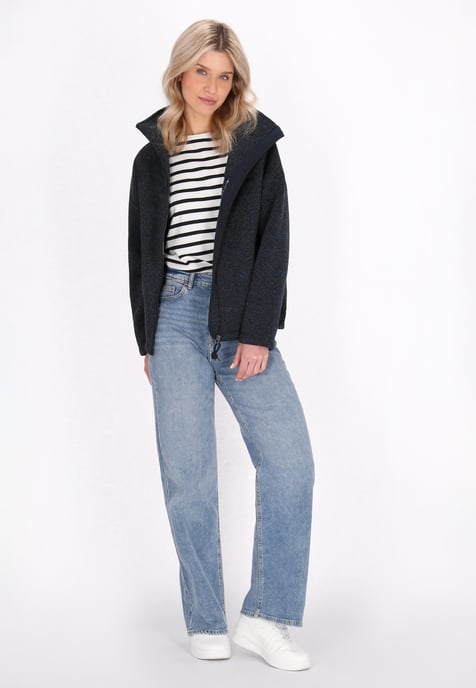 Schmuddelwedda Jacke Frauen marine meliert - Image 2