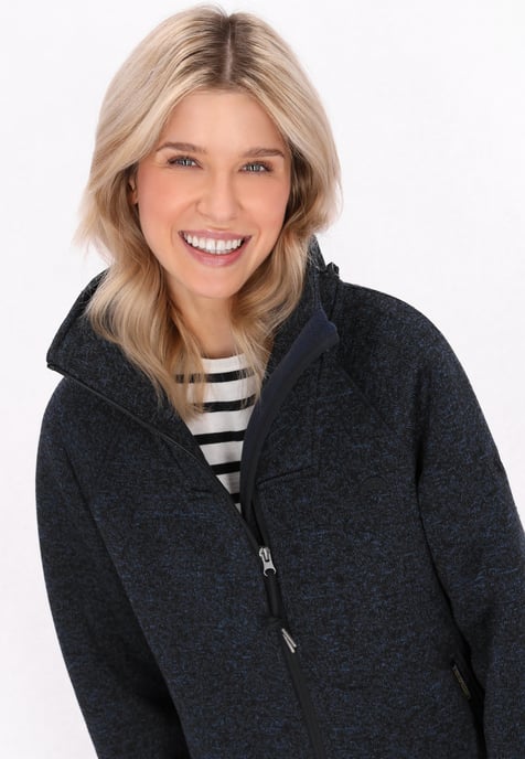 Schmuddelwedda Jacke Frauen marine meliert - Image 5