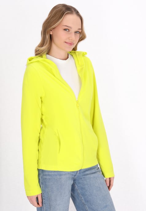 Mymo Fleecejacke Damen Limette - Image 3