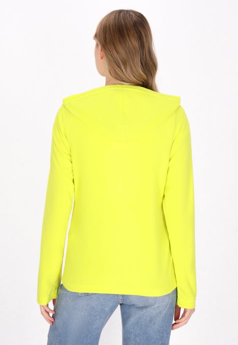 Mymo Fleecejacke Damen Limette - Image 4