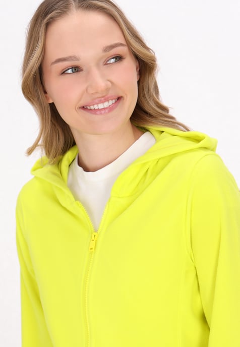 Mymo Fleecejacke Damen Limette - Image 5