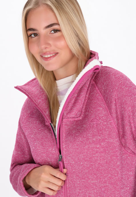 Schmuddelwedda Jacke Frauen rosa Melange - Image 5