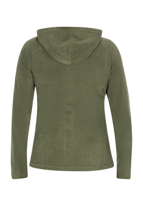 Mymo Fleecejacke Damen khaki - Image 5