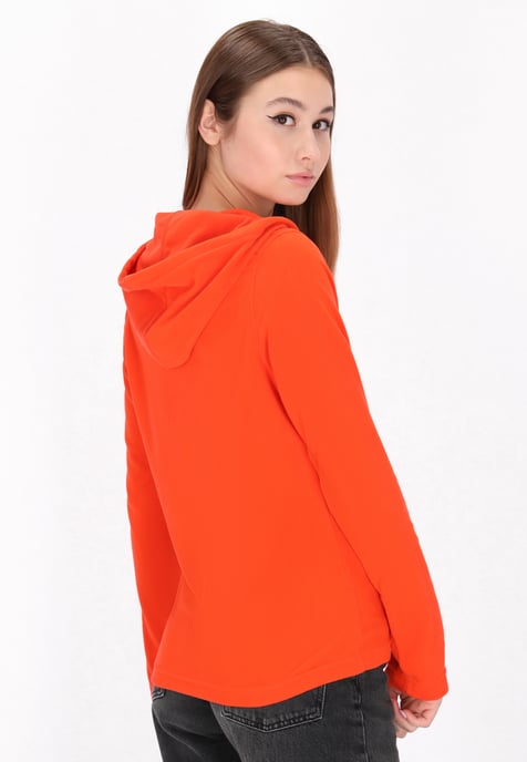Mymo Fleecejacke Damen orange - Image 4