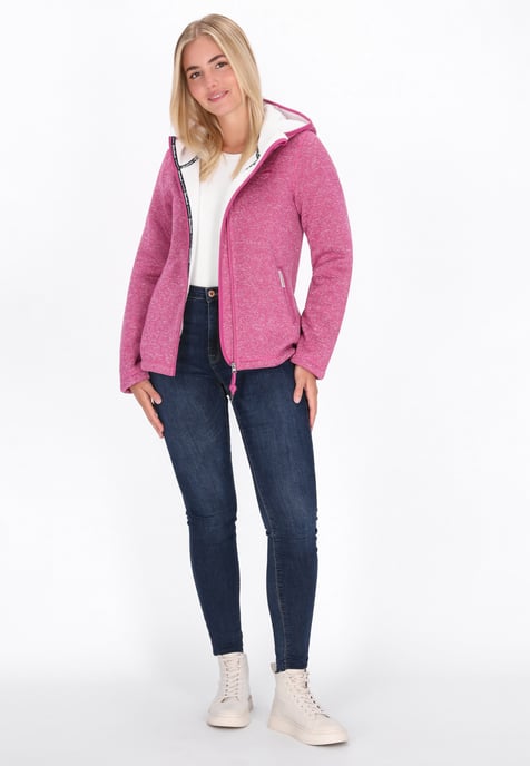 Schmuddelwedda Jacke Frauen rosa Melange - Image 2