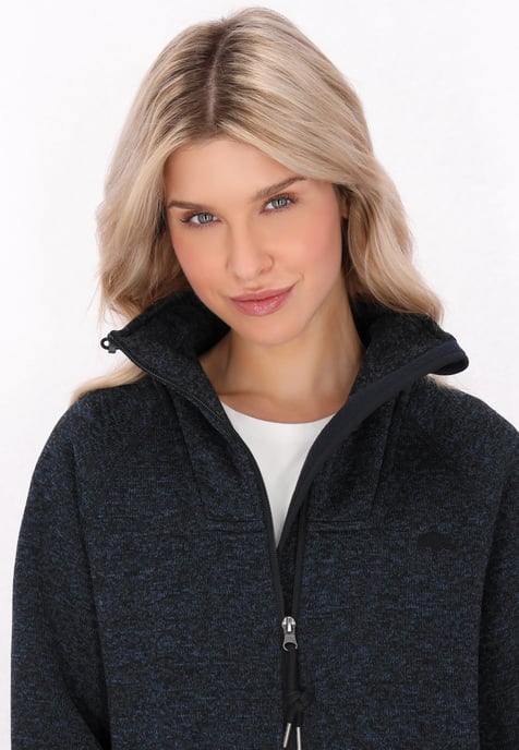 Schmuddelwedda Jacke Frauen marine meliert - Image 5