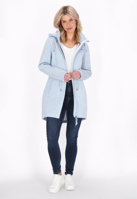Schmuddelwedda Jacke Frauen hellblau meliert - Image 2