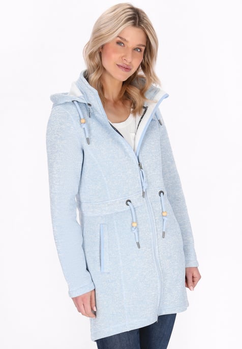 Schmuddelwedda Jacke Frauen hellblau meliert - Image 3