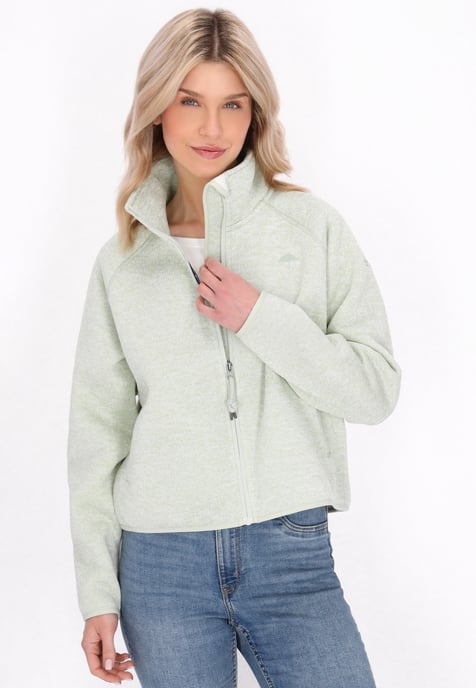 Schmuddelwedda Jacke Frauen Salbeigrün meliert - Image 3