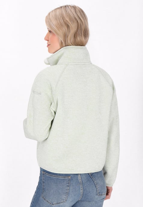 Schmuddelwedda Jacke Frauen Salbeigrün meliert - Image 4