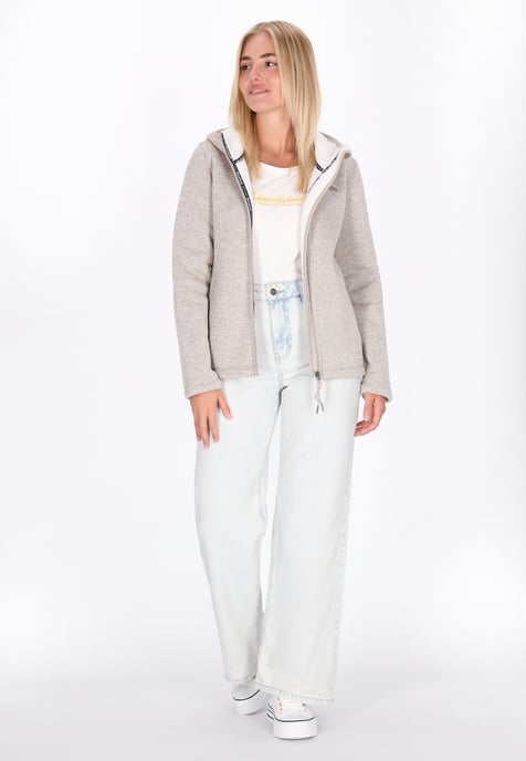 Schmuddelwedda Jacke Frauen Elfenbein meliert - Image 2