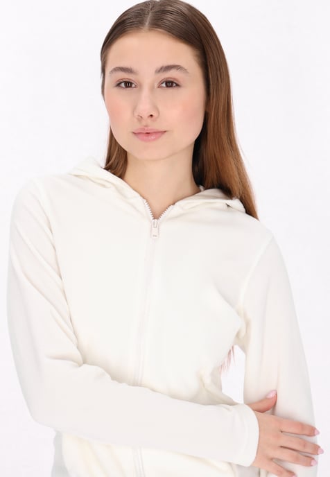 Mymo Fleecejacke Damen weiss - Image 5