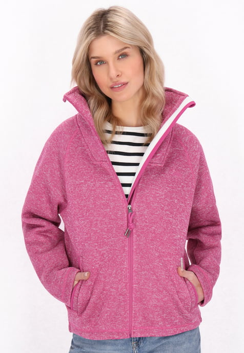 Schmuddelwedda Jacke Frauen rosa Melange - Image 3
