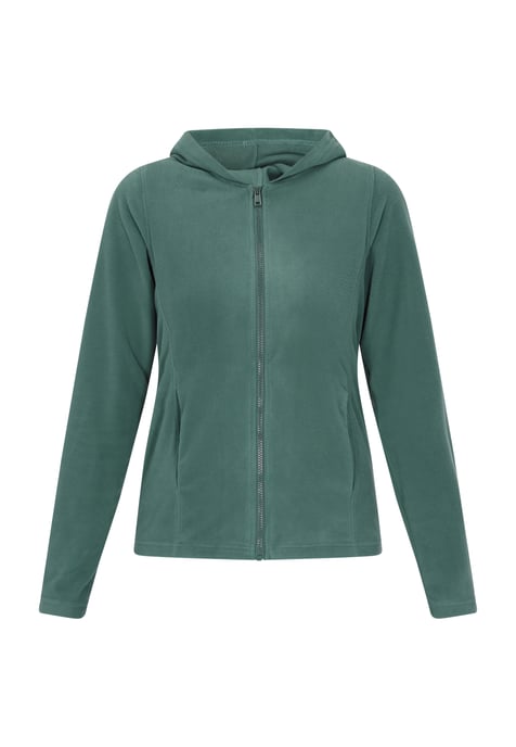 Mymo Fleecejacke Damen College Grün - Image 1